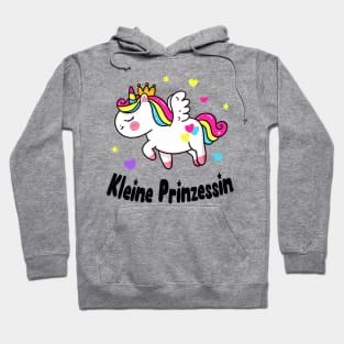 Einhorn Kleine Prinzessin Mädchen Tochter Kinder Hoodie